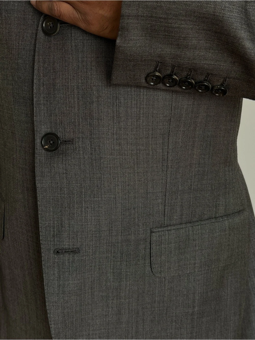 Gucci Men's Gray 3-Button Blazer